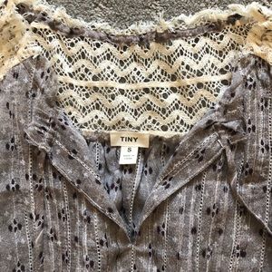 Anthropologie Tops - Anthropologie sheer silk blouse Anthropologie Tops - Anthropologie sheer silk blouse